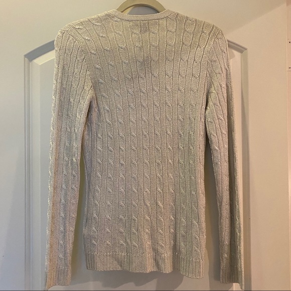 Ralph Lauren Buttoned Sparkling Sweater - Picture 8 of 8